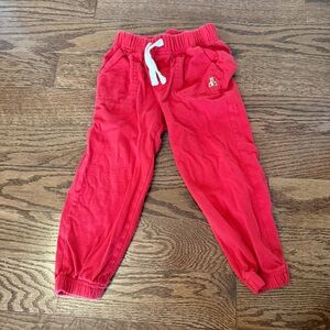 GAP Kids Red Jogger Sweatpants